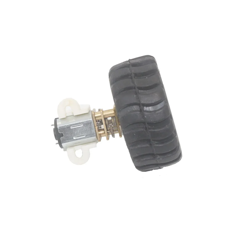 Diy n20 мотор микро маленький редукторный двигатель с комплектом колес для робота 12v