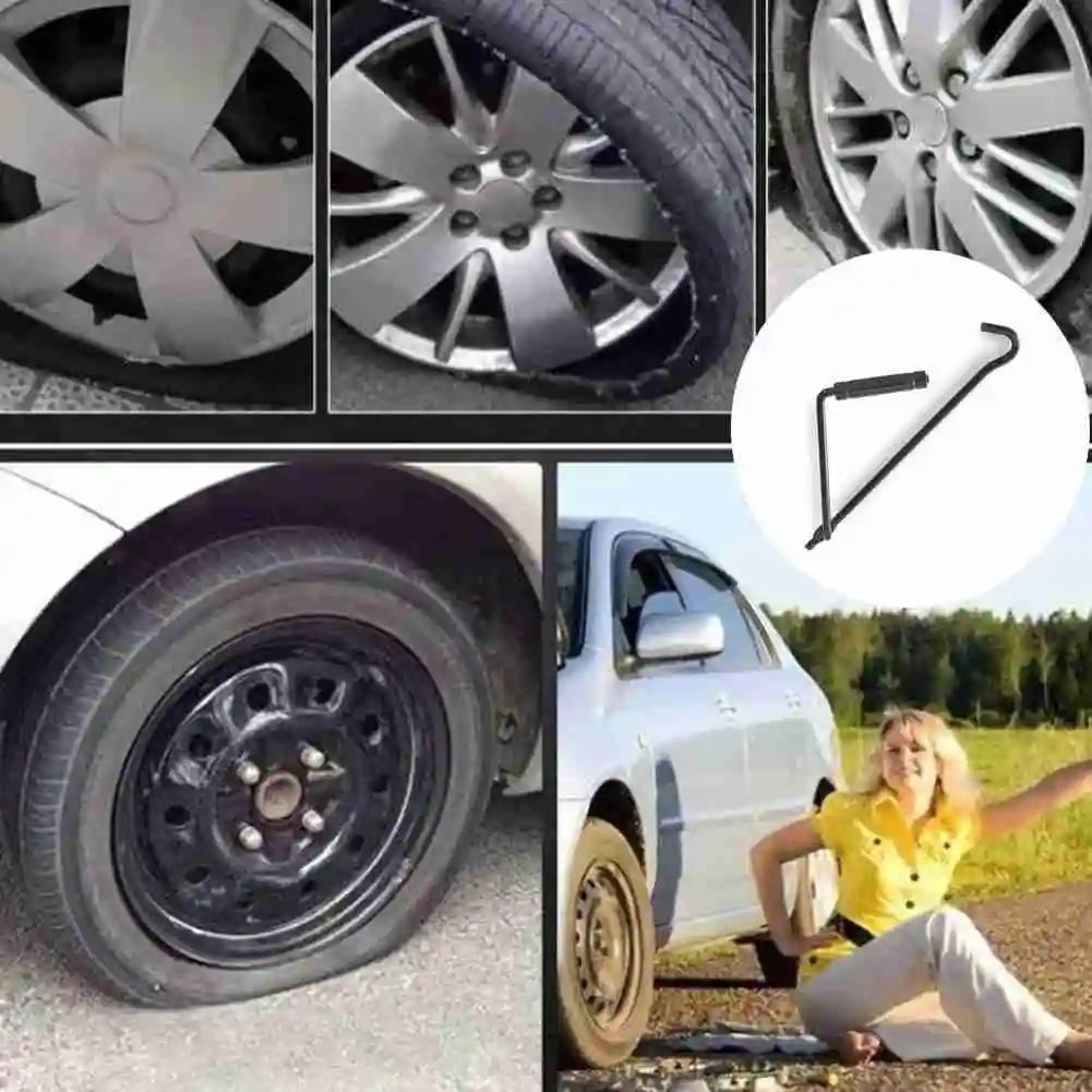 

1PC Automobile Car Foldable Universal Hand Scissor Jack Rocker Handle Repair Tools Portable Auto Tools Wholesale