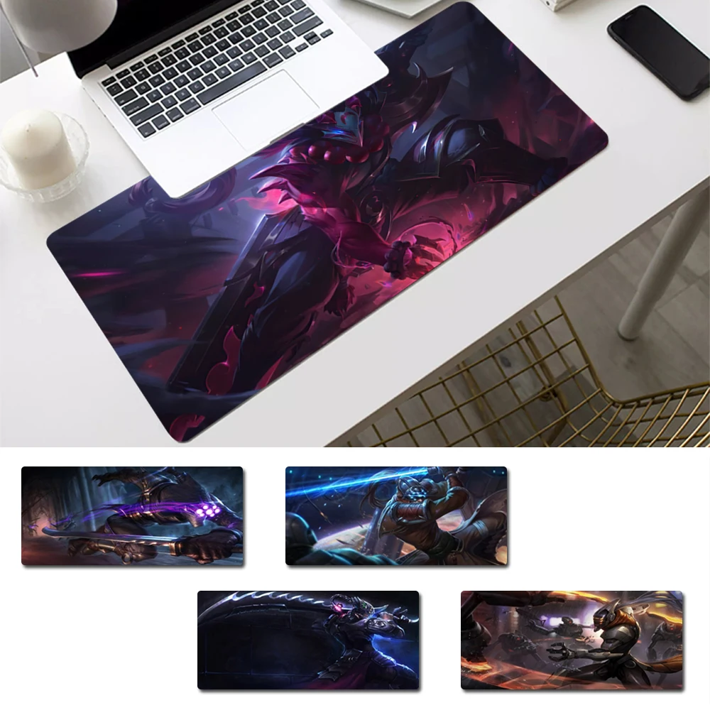

2021 League of Legends Master Yi Gaming Mouse Pad Gamer Keyboard Maus Pad Desk Mouse Mat Game Accessories For Overwatch