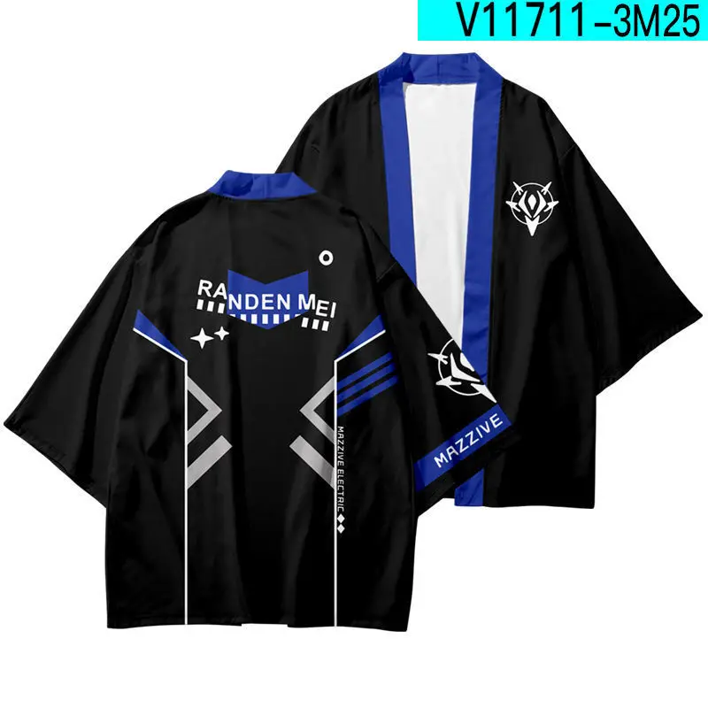 Кимоно Honkai Impact 3 для женщин и мужчин японское аниме кимоно с 3D принтом хаори юката