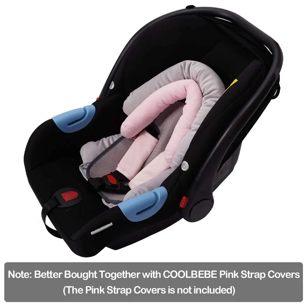 3-in-1 Baby Head Neck Body Support Pillow for Newborn Infant  Extra Soft Car Seat Insert Pad for Carseats baby Strollers pads