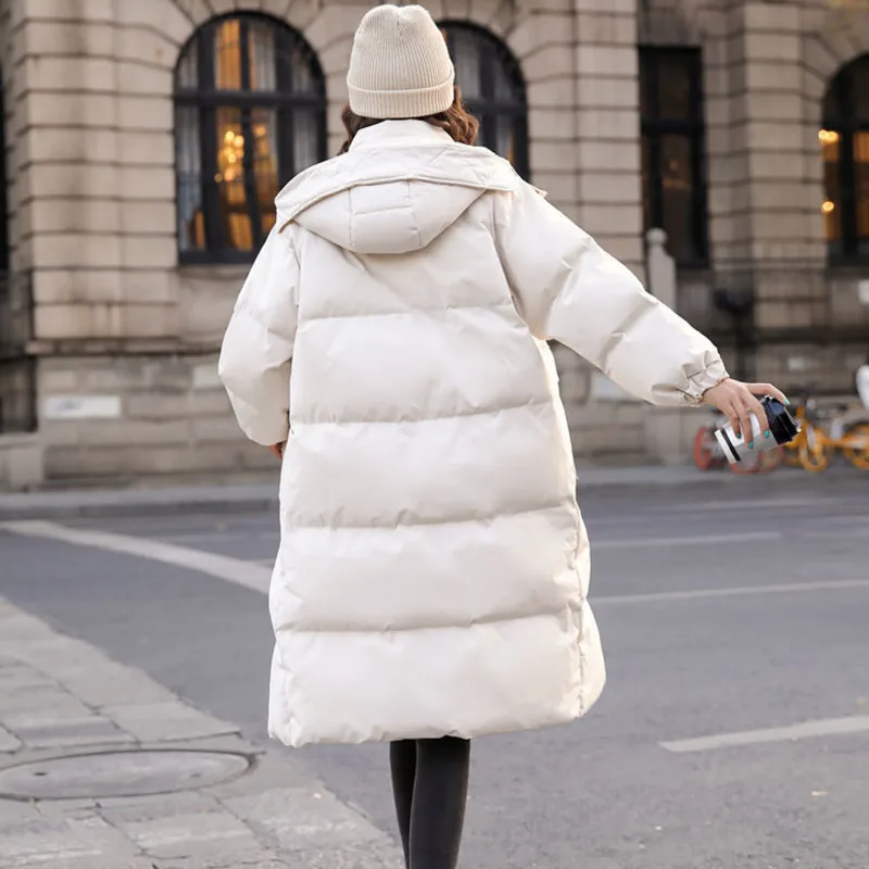 Женские зимние пальто в Корейском стиле парки новинка 2021 толстые длинные теплые