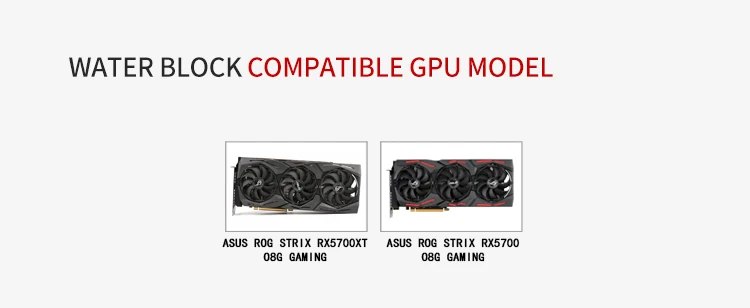 Курган полное покрытие GPU водоблок для ASUS ROG STRIX RX5700XT Аврора материнская плата 5V SYNC