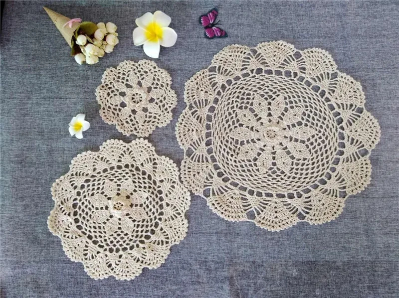 3 размера корейский 3d кружевной Цветочный хлопковый коврик рождественские