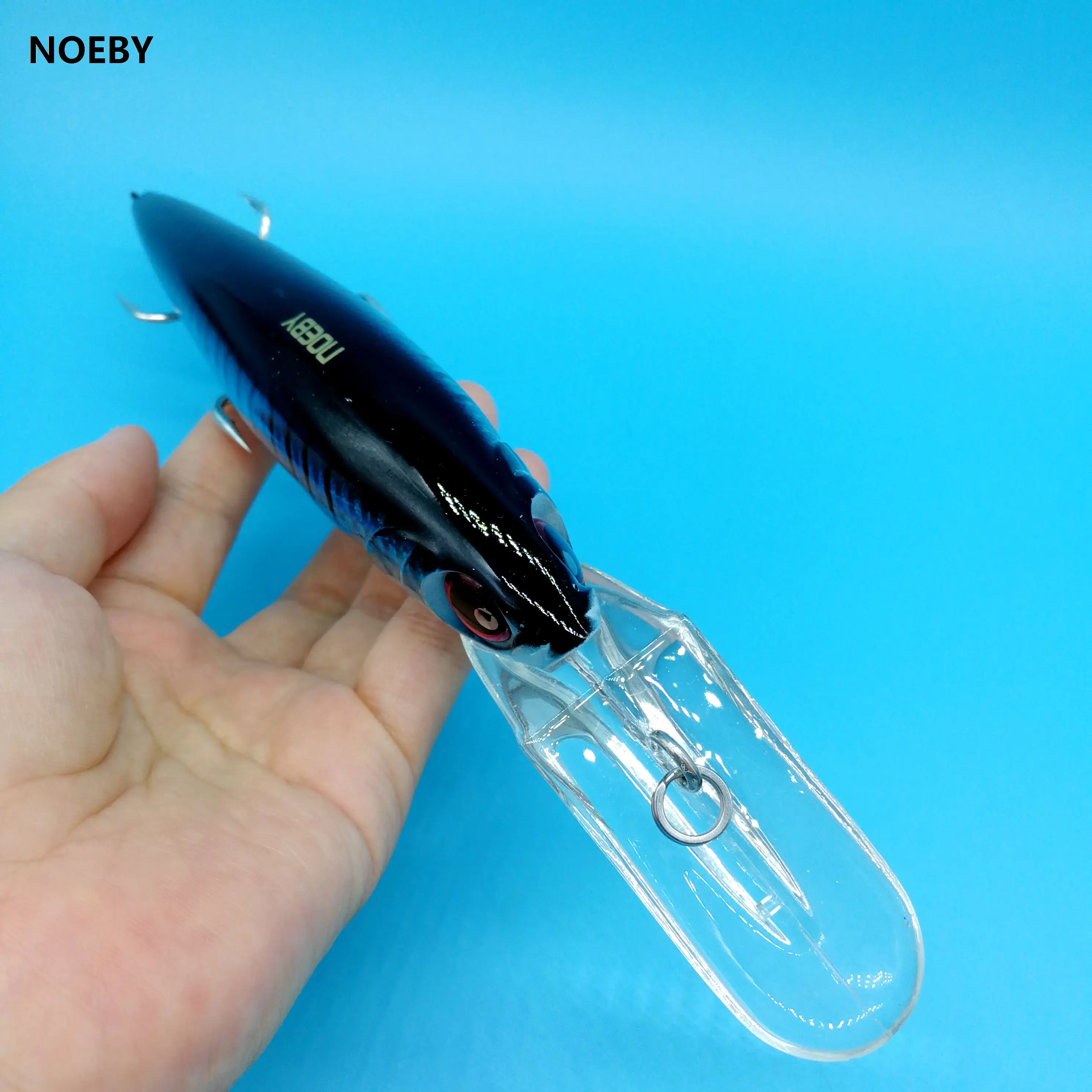 NOEBY 1 шт. 9093 большая Тонущая приманка в виде гольяна для морской рыбалки 98 г/180 мм 8