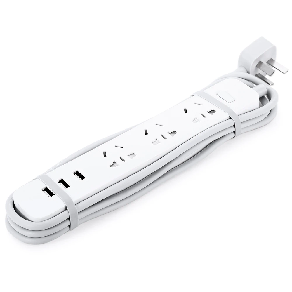 Оригинальная смарт-лента Xiaomi Mijia 3 2A с usb-портами для быстрой зарядки + гнезда Xiaom MI