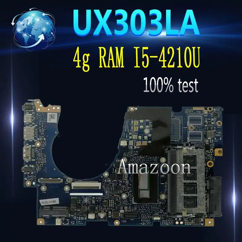 Материнская плата для ноутбука Amazoon UX303LA For Asus UX303LB UX303L UX303 оригинальная
