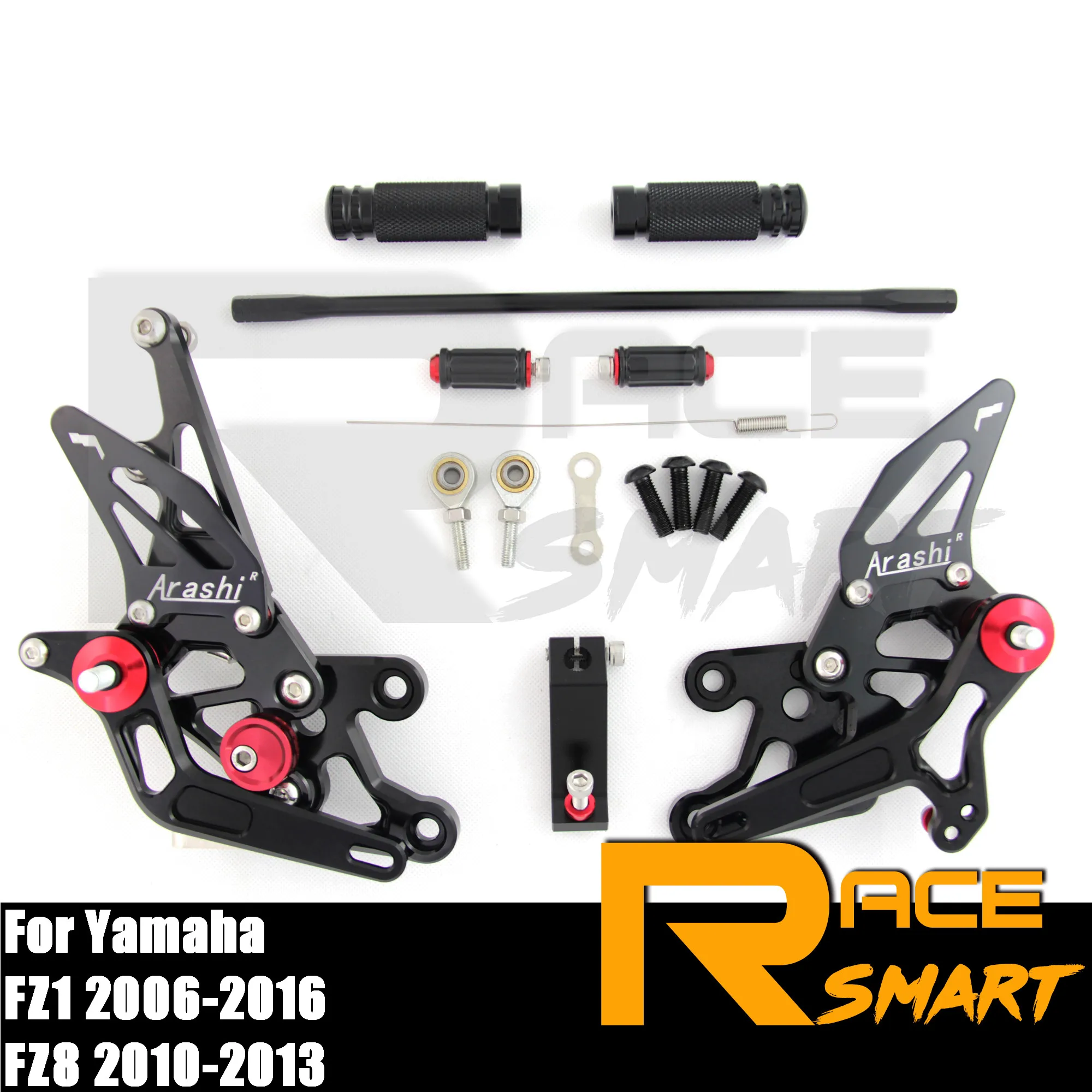 Для YAMAHA FZ1 2006 2016 FZ8 2010 2013 Задние подножки педали аксессуары для мотоциклов CNC