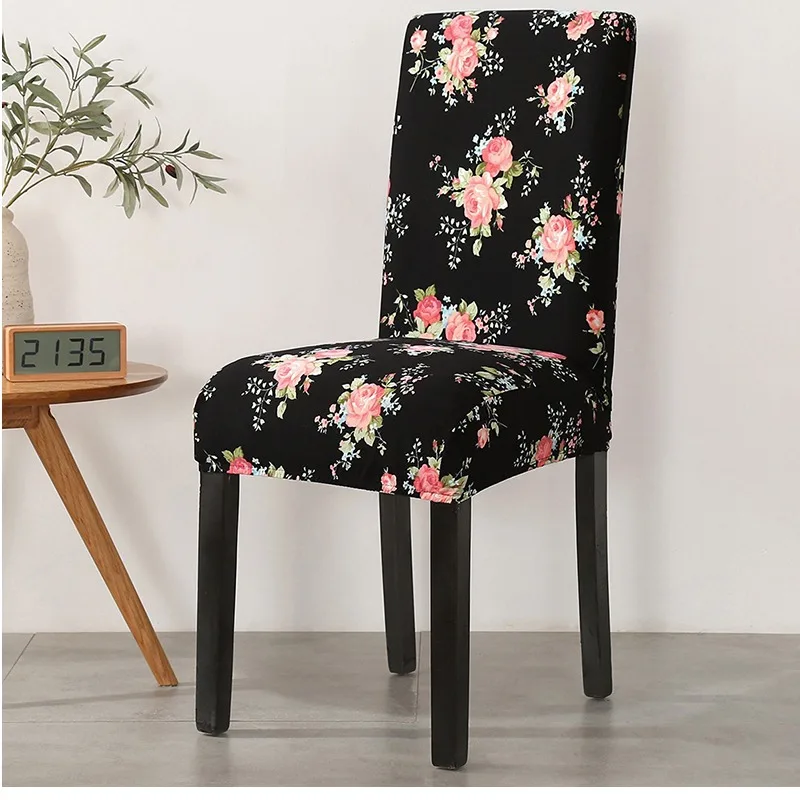 

1Pieces Chair Cover Stretch Printed Removable -dirty For Wedding Room Living Party Home Office Kitchen Dining