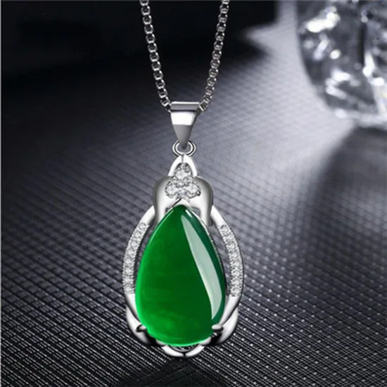 S925 Серебряное ожерелье женская подвеска из натурального агата рукав цепи