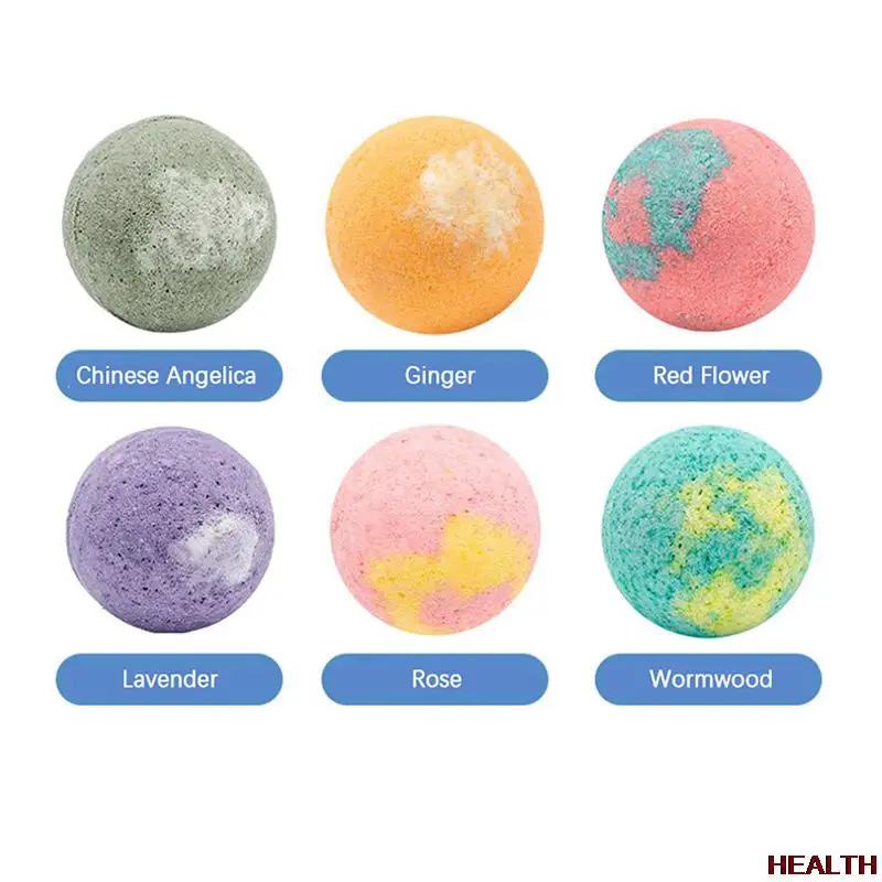 

6/12pcs Organic Bath Bombs Natural Mini Handmade Bathing Foot Spa Bomb Rich Essential Oils Moisturizing Dry Skin Relaxing Scents