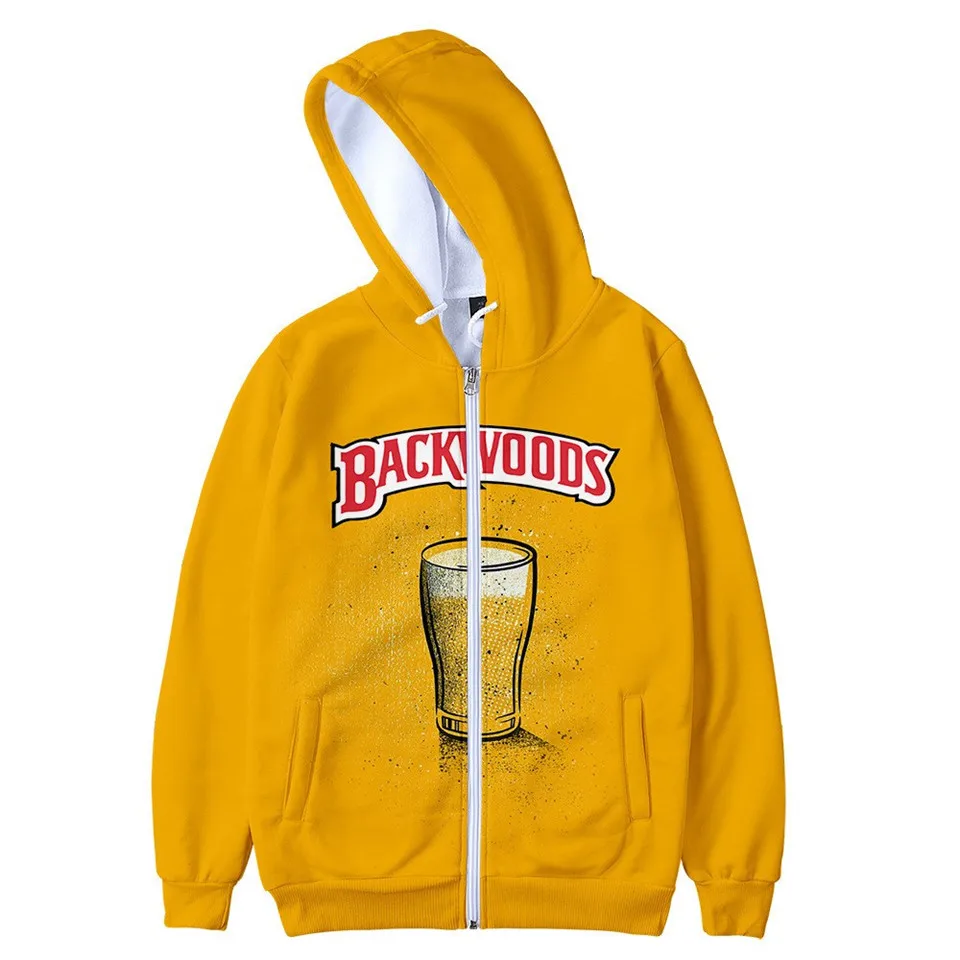 

Новинка, толстовка с капюшоном и надписью Backwood для мужчин и женщин, толстовка с капюшоном, уличная одежда, одежда на молнии в стиле Харадзюку