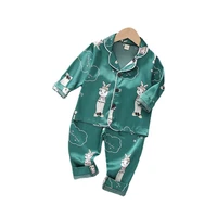 kids infant costume summer children cartoon sleepwear baby boys girl fashion pajamas pants 2pcssets toddler casual clothes suit