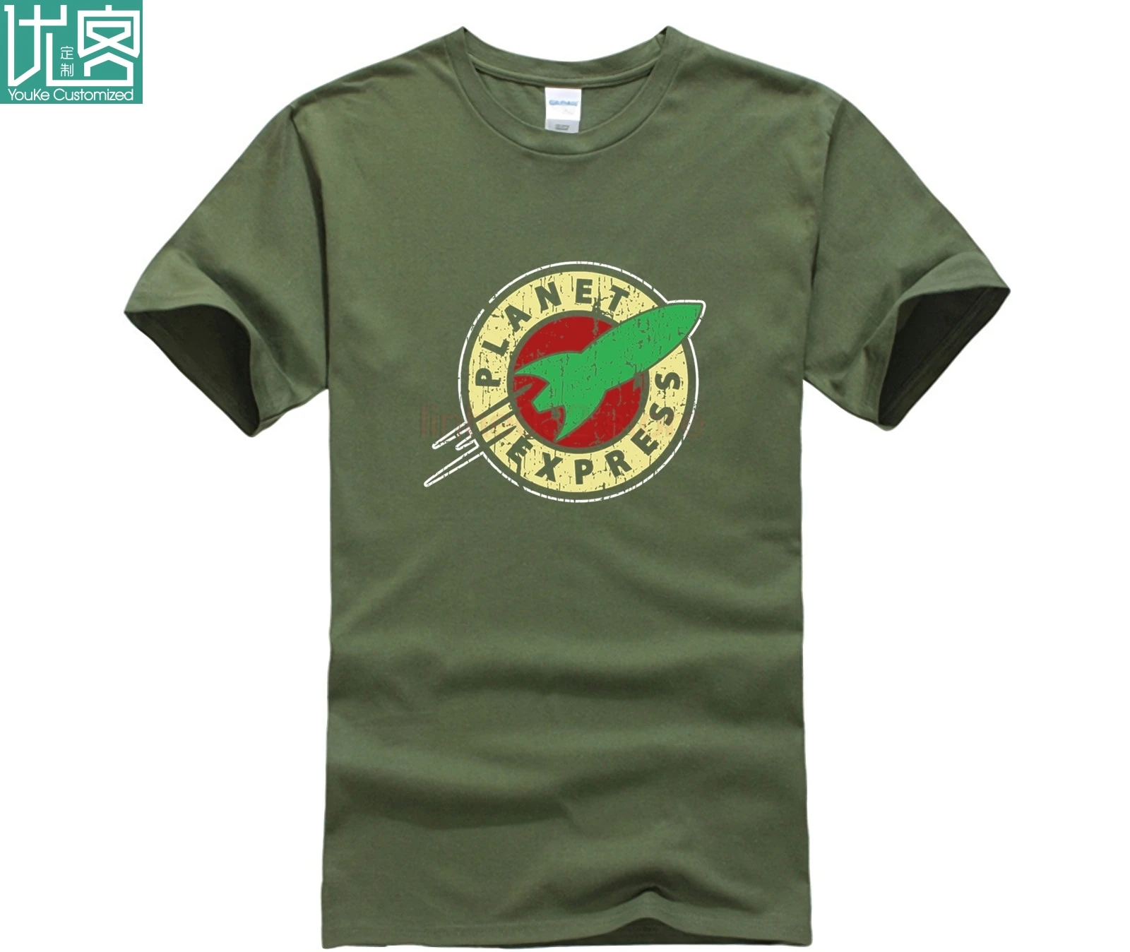 Новая футболка Planet Express с коротким рукавом забавным дизайном на заказ | Мужская