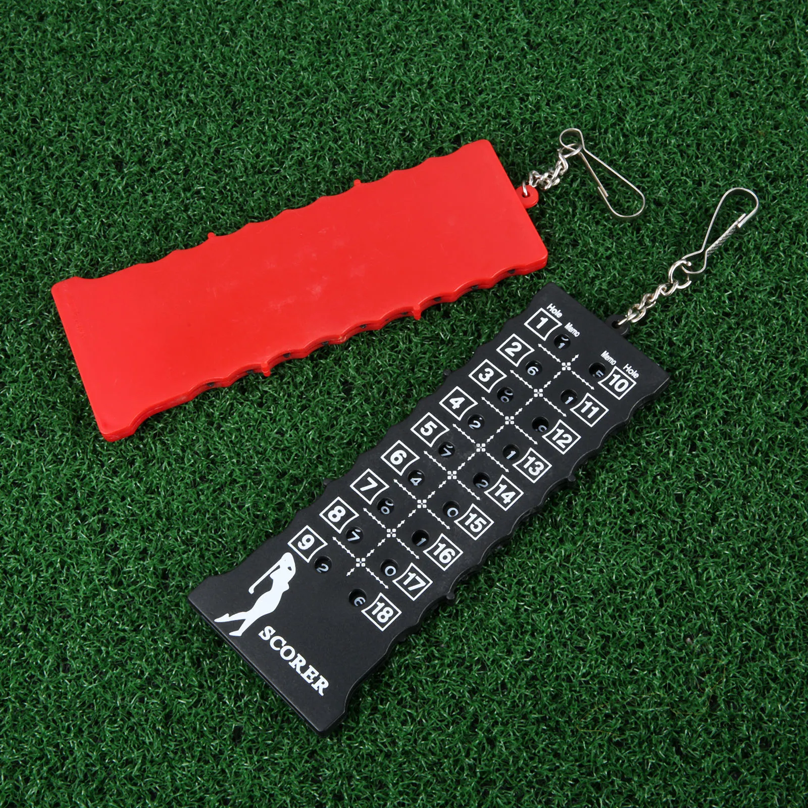 1 шт. Портативный Пластик 18 Отверстие для игры в гольф ход бомбардиром счетчик