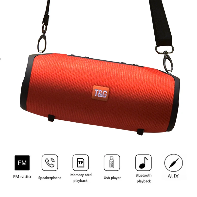 Портативная Водонепроницаемая Bluetooth колонка с микрофоном FM радио MP3|Портативные