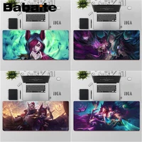 babaite top quality league of legends xayah rakan comfort mouse mat gaming mousepad free shipping large mouse pad keyboards mat
