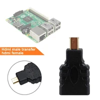 portable adapter for raspberry pi 4b micro hdmi to hdmi female adapter comfy
