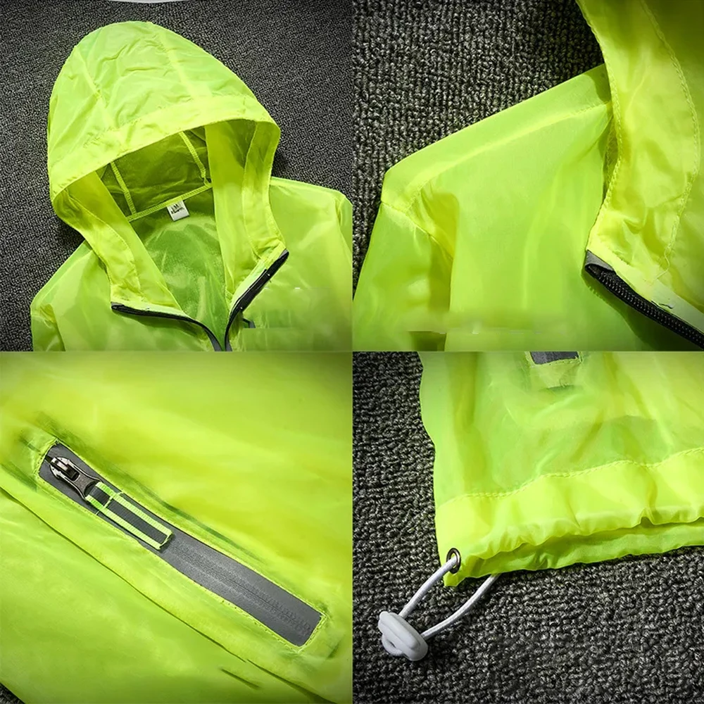 

Thin Jackets Reflective Ultra-Light Couple Coat Summer women Quick Dry Skin Sun Protection Jacket Windbreaker Men Women Jacket