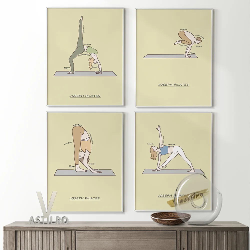 

Yoga Namaste Asanas Bodybuilding Poster Iyengar Prints Picture Canvas Painting Gym Wall Art Bedroom Home Decoration Lover Gift