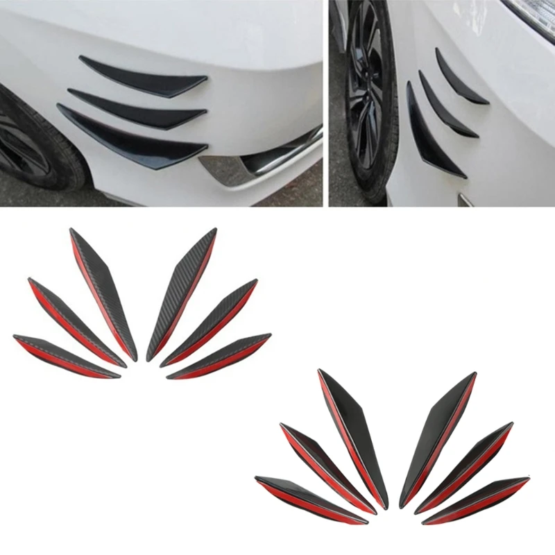 6pcs/set Universal Front Bumpe	