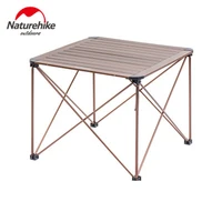 naturehike aluminum alloy folding camping table laptop desk outdoor tables bbq portable lightweight furniture for picnic