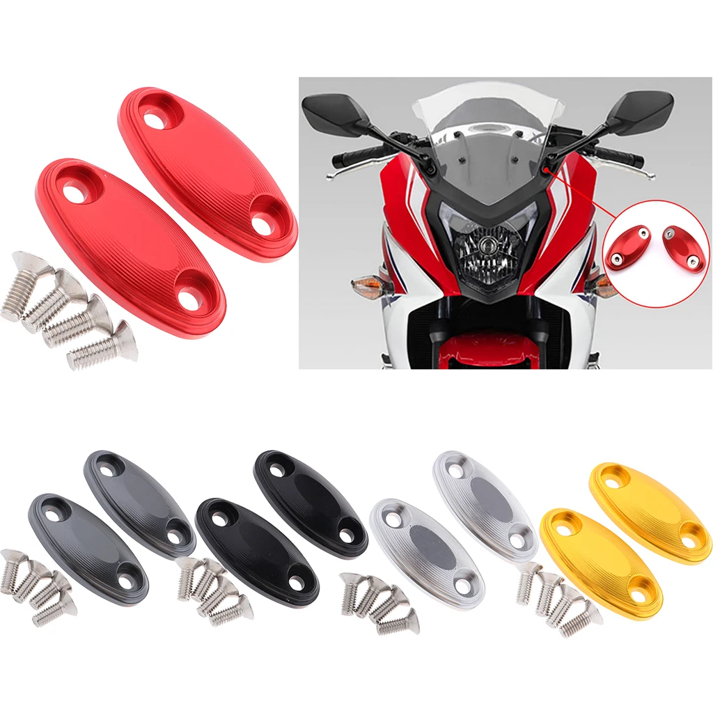 Крышка для крепления зеркала мотоцикла Honda CBR650F 2014 2015 2016 2017 2018|Боковые и