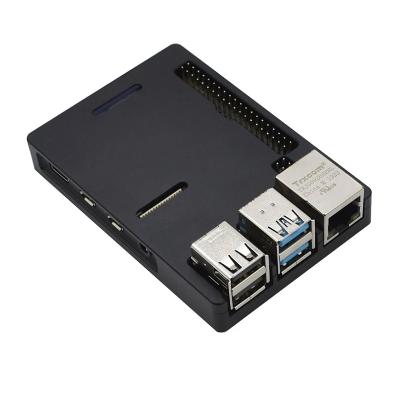 Для Raspberry Pi 4 Модель B алюминиевый сплав чехол металлический с ЧПУ охлаждающий Ультратонкий корпус теплоотвод для Raspberry Pi 4B только