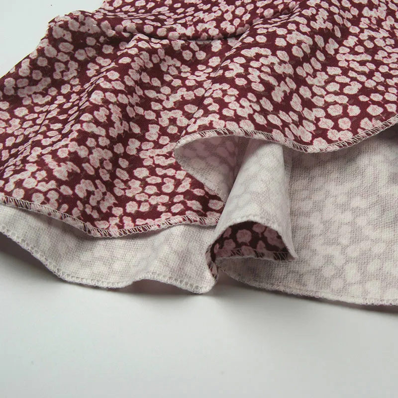 

PADEGAO Multi Dot Print Short Mini Women Summer Ruffle High Waist Bow Tie Skirt Ladies Streetwear Slim Bottoms Saias PDG1145