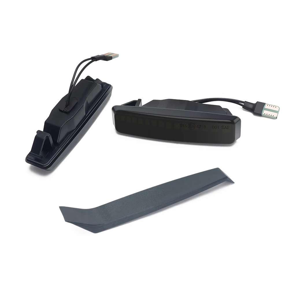 2 шт./компл. желтый последовательных плавных Светодиодный Маркер Светильник