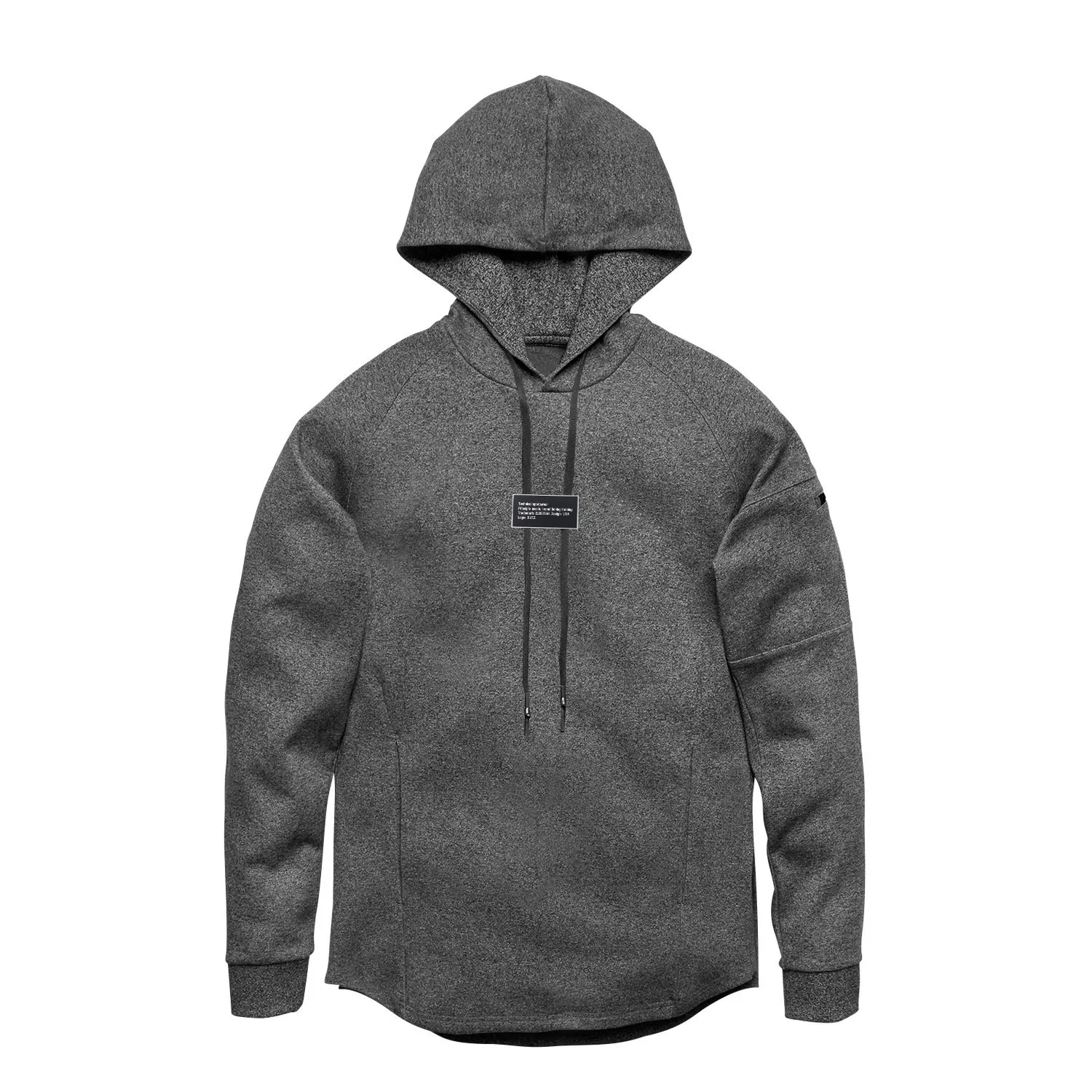 Толстовка мужская Спортивная с капюшоном Приталенный свитшот из чистого хлопка