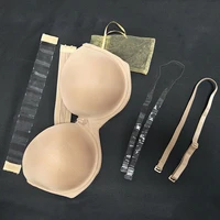 yandw new sexy lingerie push up bra big breast 12 cup plus size women silicone strapless wed a b c d e f 70 75 80 85 90 95