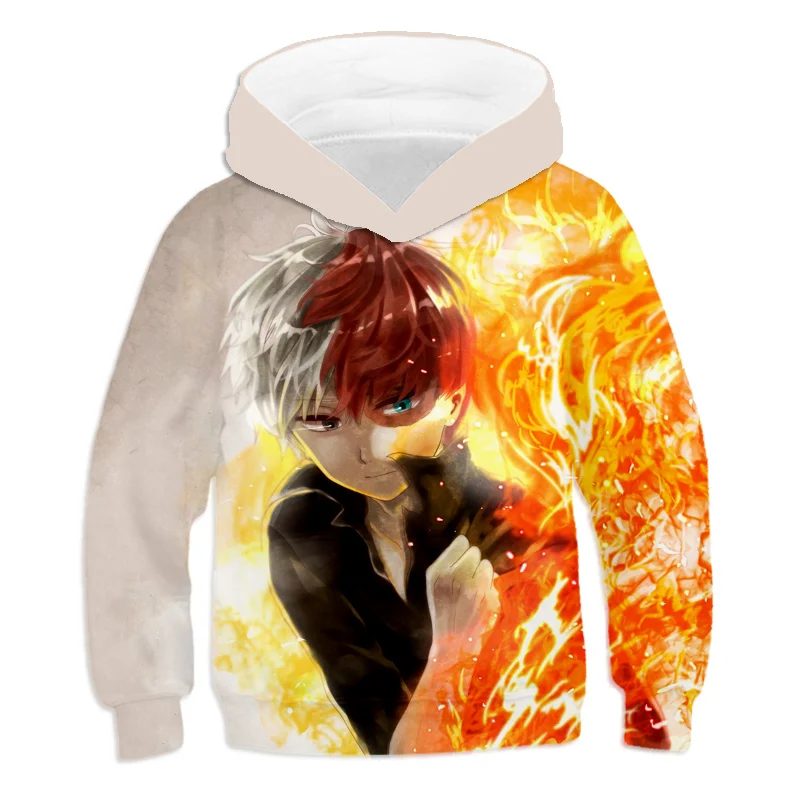

Fall Clothes Hoodie For Teenage Girls Boys My Hero Academia Pullover Thin Polyester Japanese Anime 3d Print Oversize 120-5xl