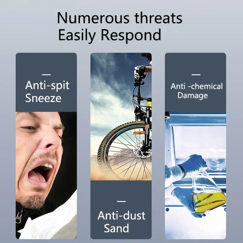 Антипылезащитные защитные очки с защитой от капель регулируемые для взрослых и