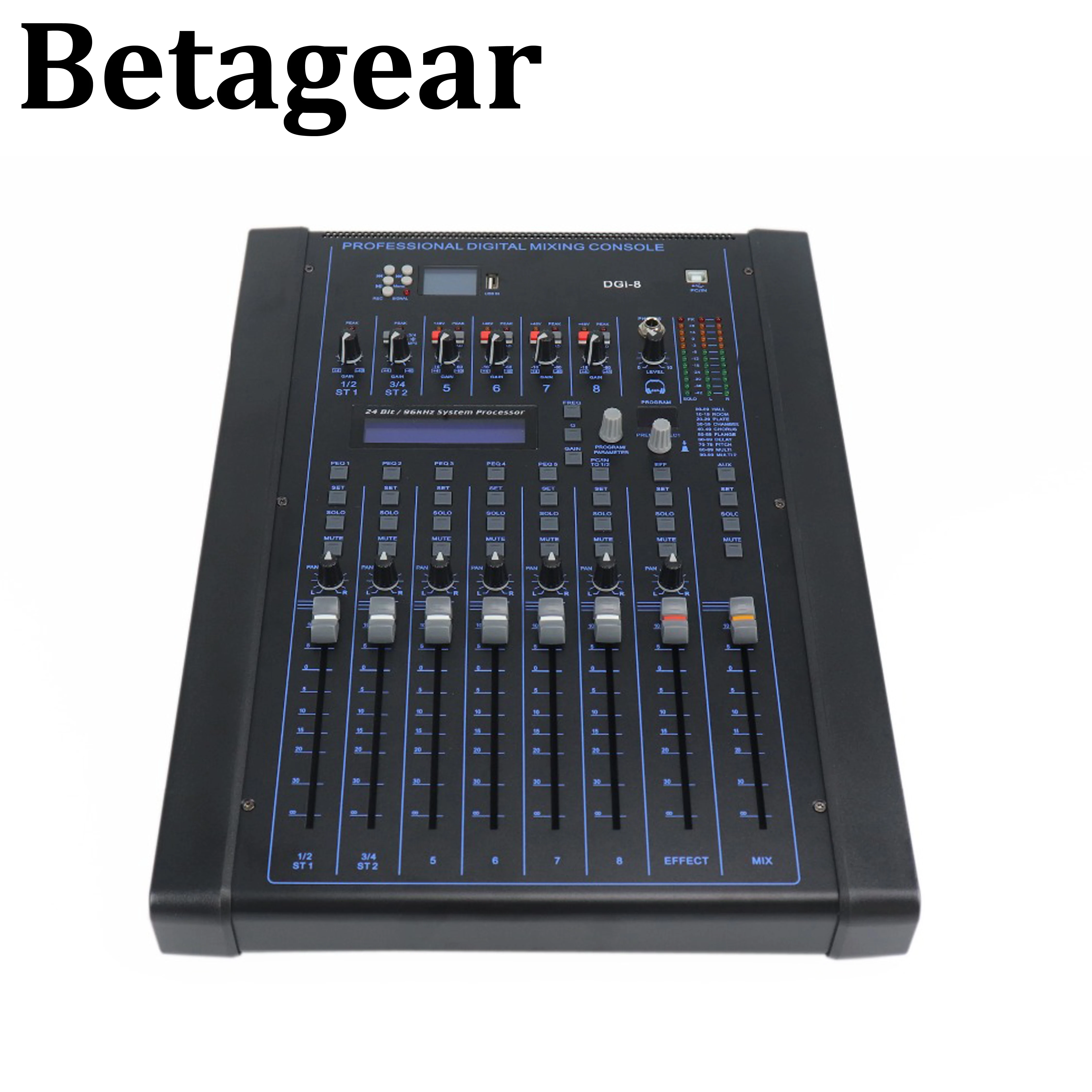 Мини миксер Betagear консольный микшер DGI8 8 канальный Профессиональный цифровой