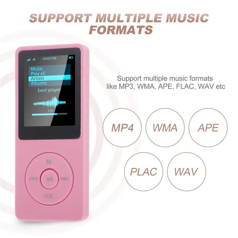 

1 Set Lossless Sound Music Player 8GB MP3 Music Player MP4 Music Player