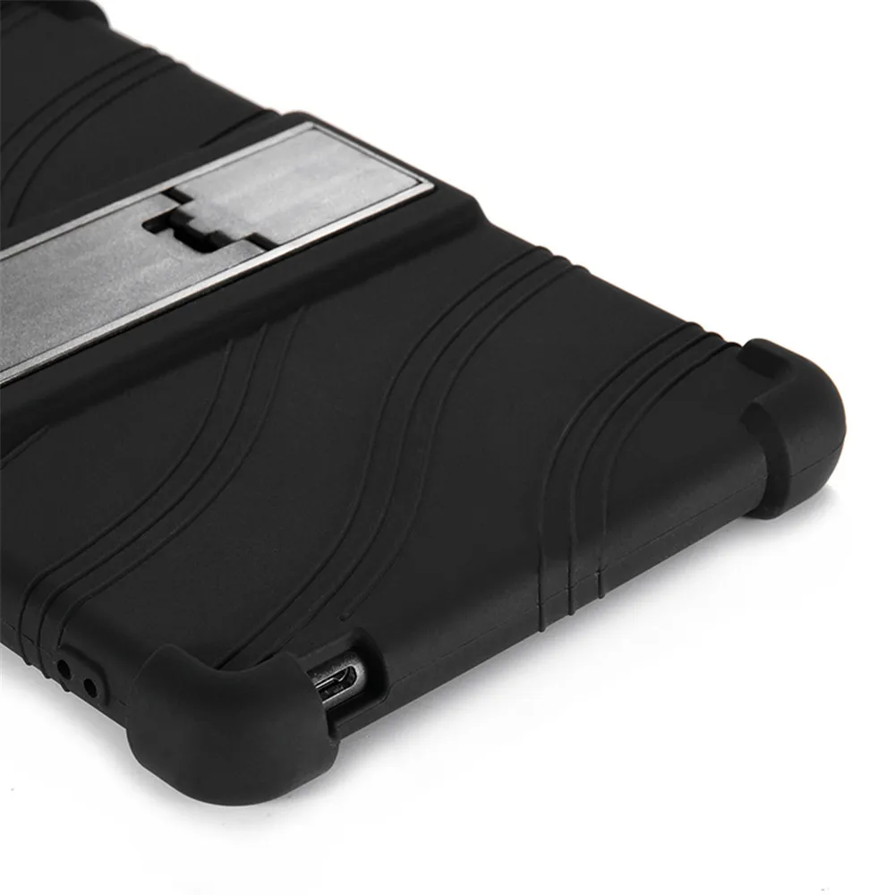 Фото Чехол для Huawei MatePad T8 Kobe2-L03 KOB2-L09, детский мягкий силиконовый противоударный защитный регулируемый чехол-подставка + пленка + ручка №5
