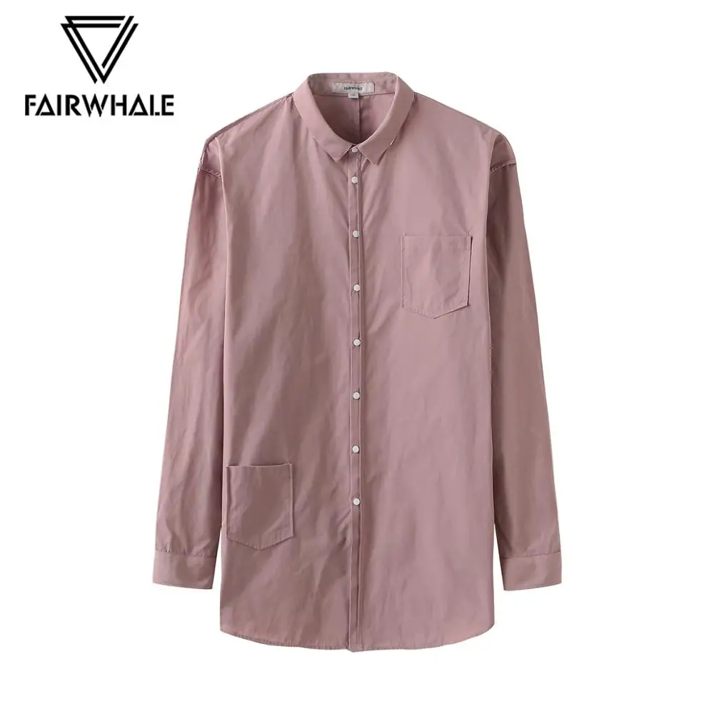 Мужская Повседневная рубашка с отложным воротником и длинными рукавами