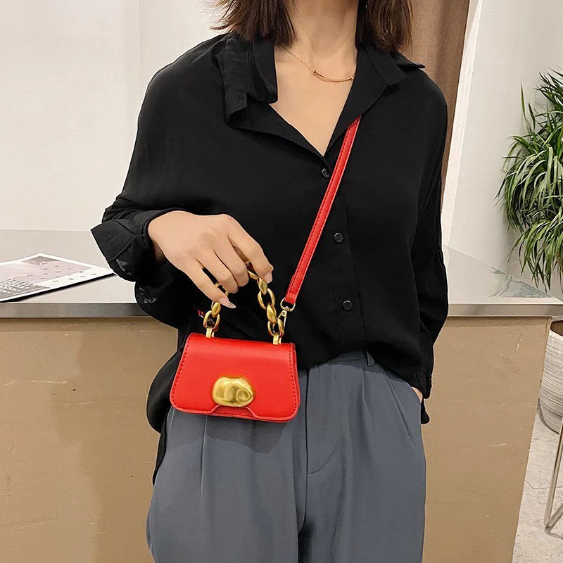 

Fashion Chain Mini Handbags Crossbody Bags For Women 2021 Chinese Blue And White Porcelain Element Shoulder Bags Designer Purse