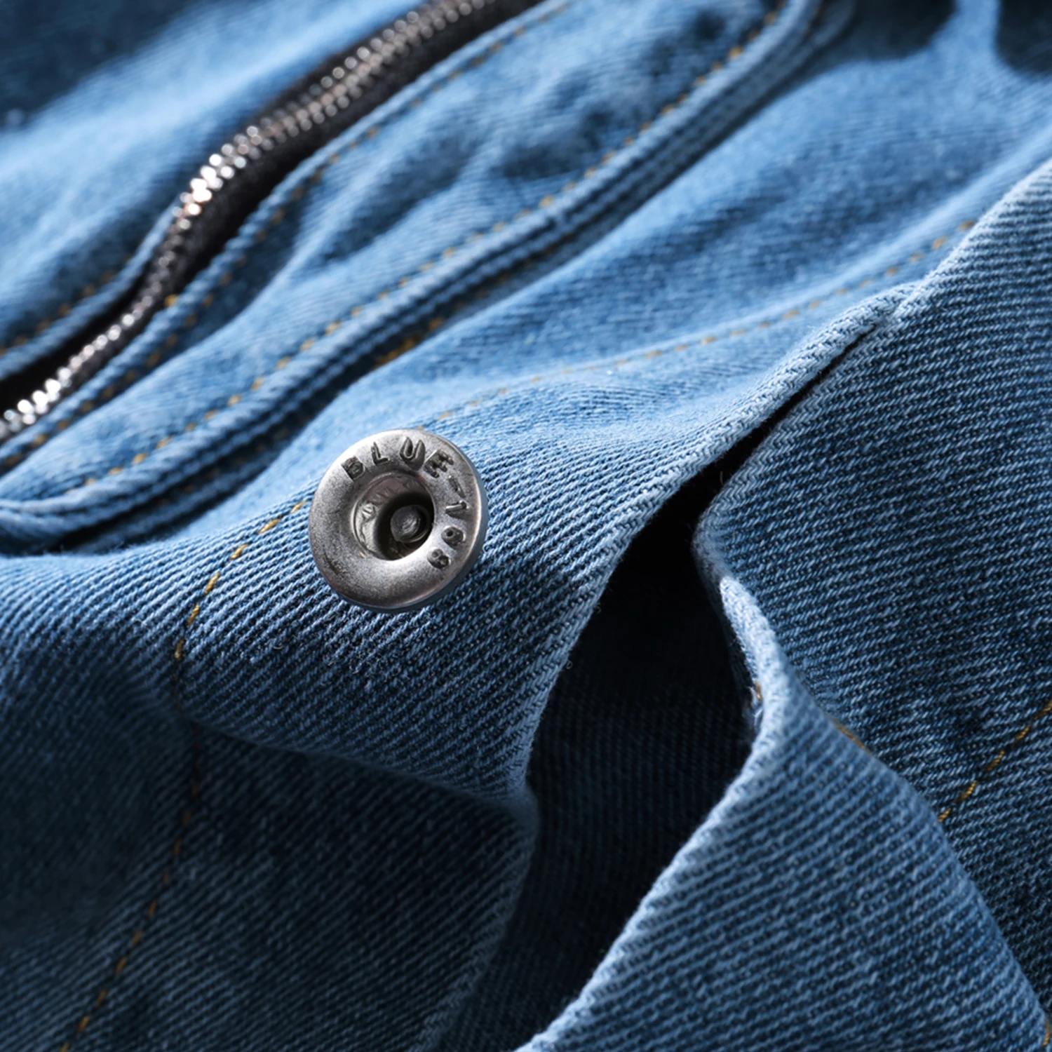 Мужская джинсовая куртка с карманами Повседневная винтажная большого размера в