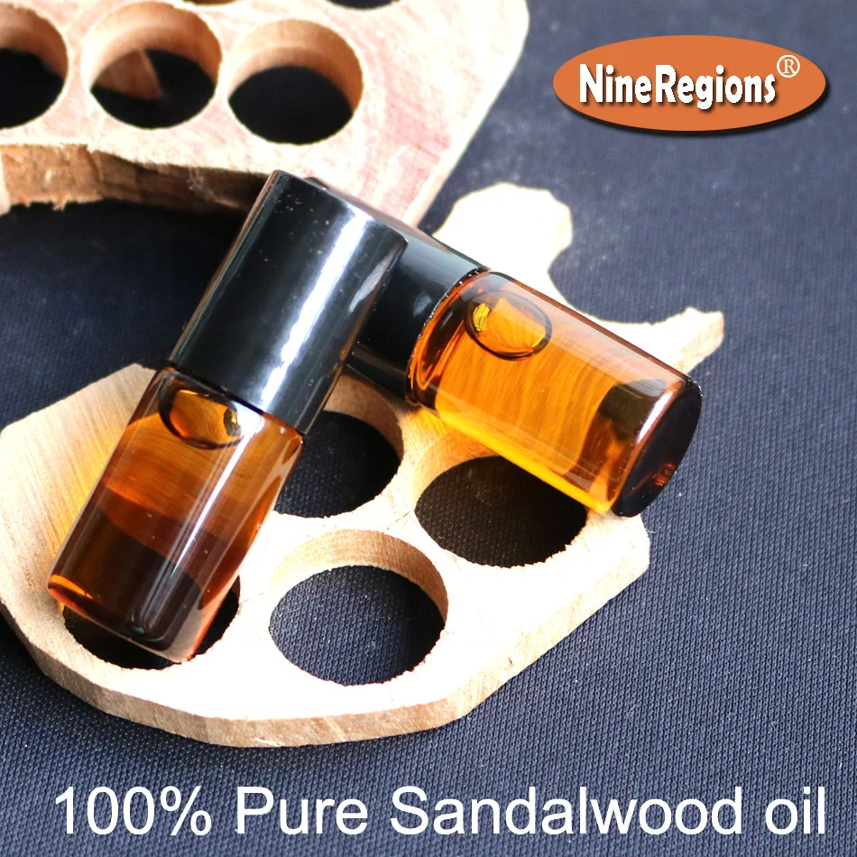 

Organic Pure Mysore of Indian sandalwood essential oil 3ml Frank Incense Diffuser Sleep Perfume Massage Skin Care Aromatherapy