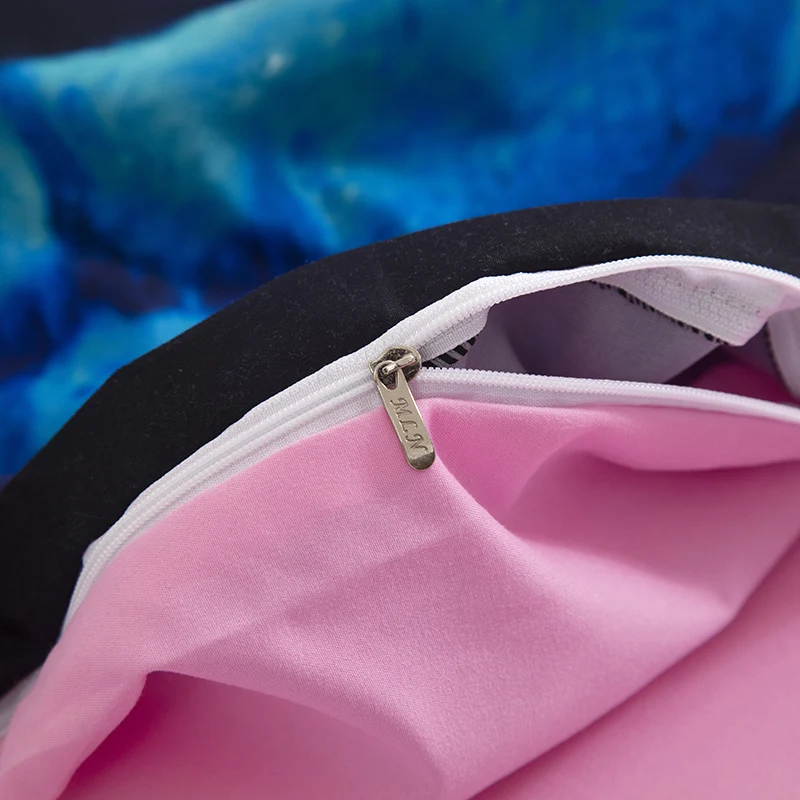 Disney Зеленый Русалка Ариэль шлифовальный летний комплект постельного белья для