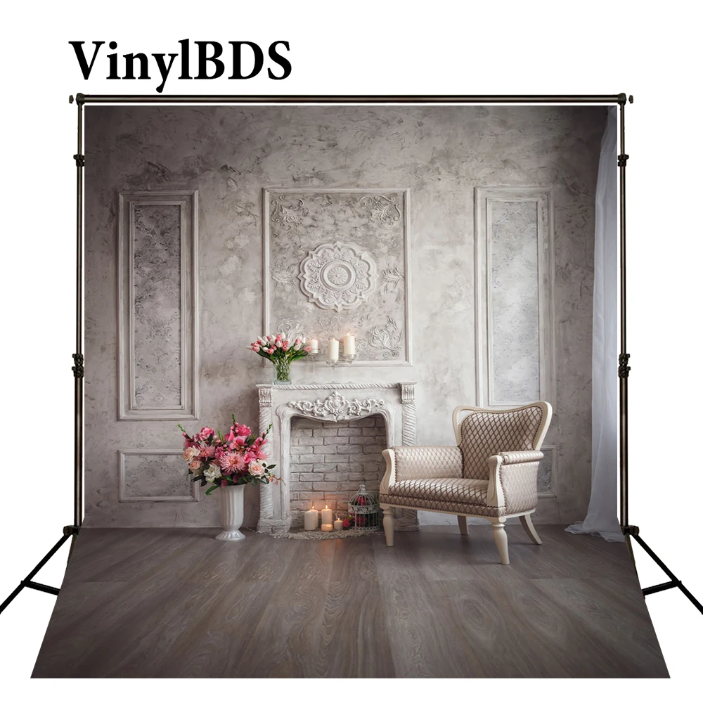 VinylBDS семейный фон фото белый складной стул крепящийся к стене детский для