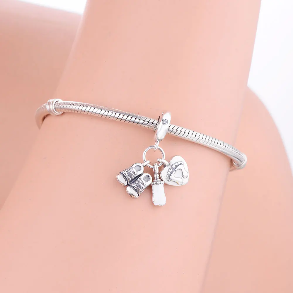 Подвеска из серебра 100% пробы для детской обуви|Бусины| |