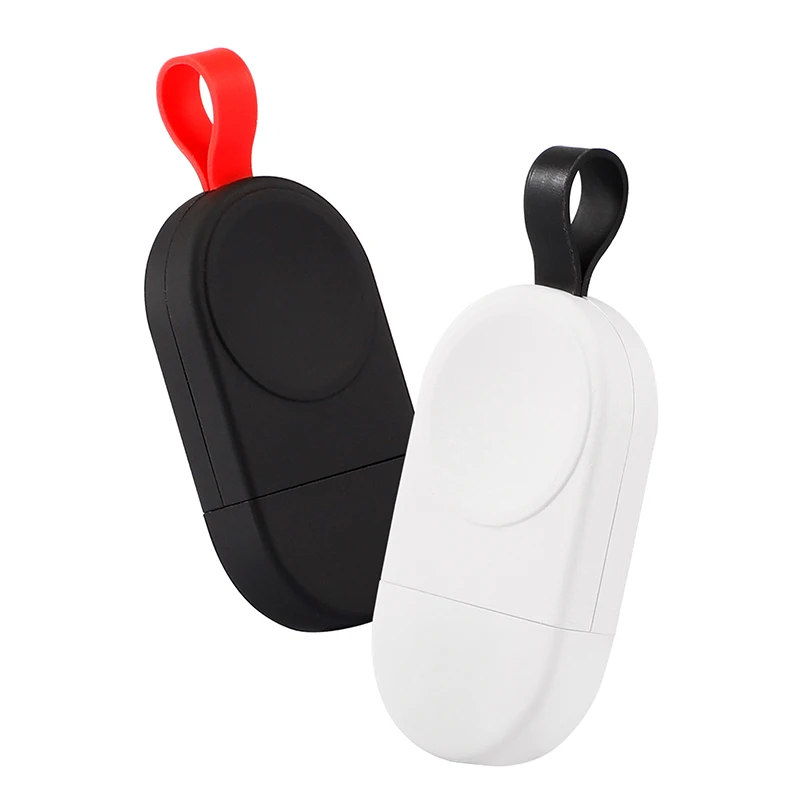 Wireless Charger Portable for Apple Watch Series2 3 4 I Charging Dock Station USB Cable black white | Электроника