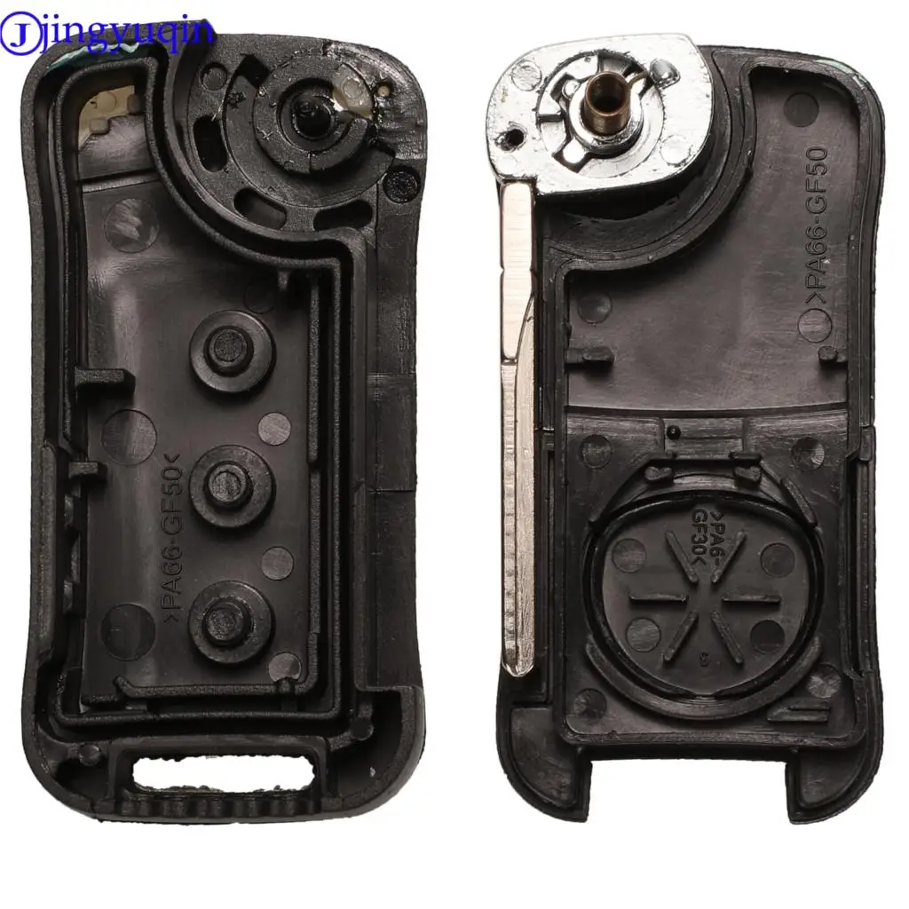 jingyuqin Replacement Remote Flip Folding Car Key Shell Case Fob For Porsche Cayenne GTS 3 Buttons | Автомобили и мотоциклы