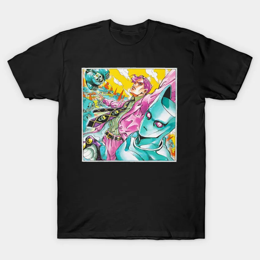 JJBA - Kira Queen/футболка Jojos Необычные приключения футболка отвесное сердце убийца