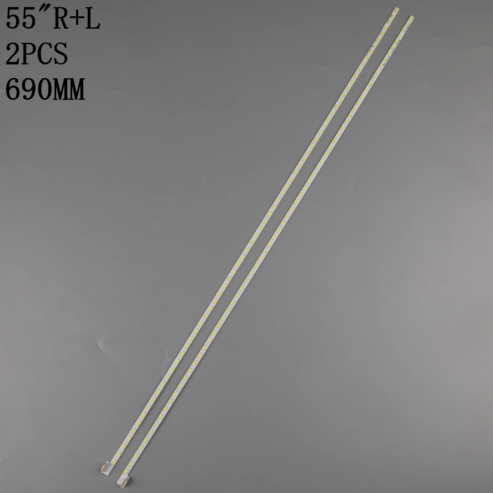 

New Kit 2 PCS 66LED 690MM LED backlight strip for M3D550KD TX-L55ET5B 6922L-0005A 6922L-0006A LC550EUD SE F3