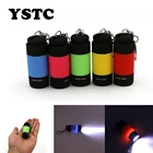 Светодиодный мини-фонарик, ультра яркий фонарь, цветные портативные фонарики для ключей, аварийные фонарики, встроенный аккумулятор, USB зарядка