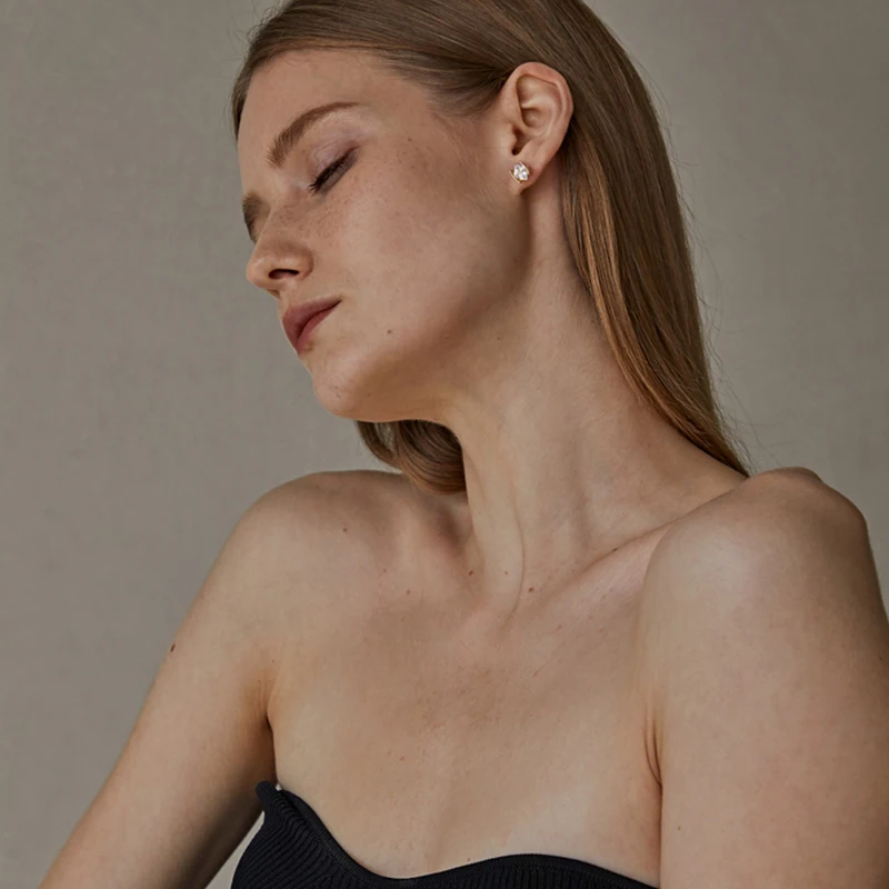 

Timeless Wonder Glam Mini AAA Zirconia Geo Stud Earrings Women Jewelry Gothic Designer Boho Top Trendy Ins Cute Fancy Japan 8257